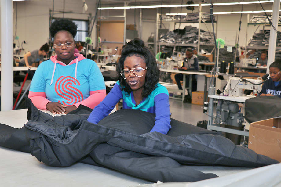 Warm winter coats for the nations homeless made in Detroit